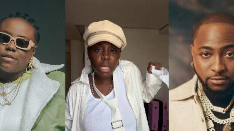 Teni and singer Davido