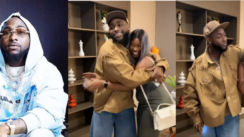 Davido and Fan in Ivory Coast